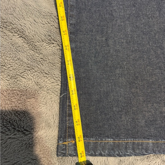 Men's Dark Blue Denim Jeans 50/30 - Picture 3 of 8